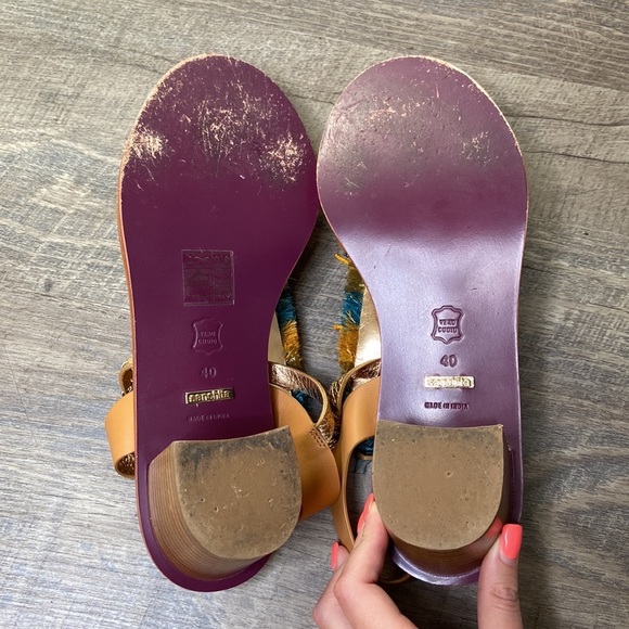 Anthropologie Sanchita Dilochia Rhinestone Sandals - Picture 6 of 6